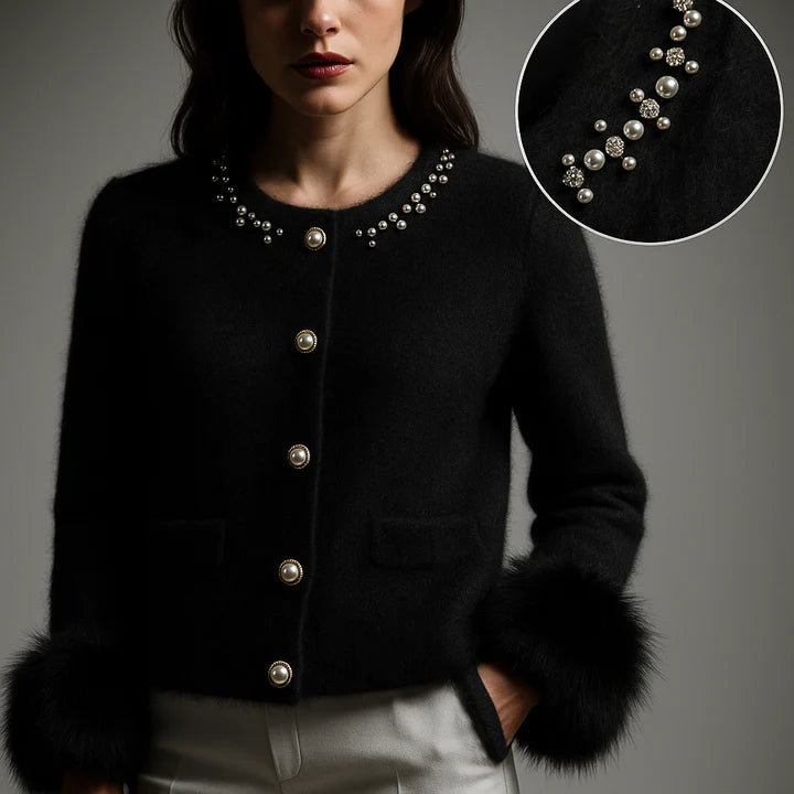Cardigan Eleanor | L'Élégance Festivale et la Douceur Ultime