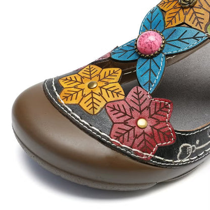 Sandale Natura Flower Confort