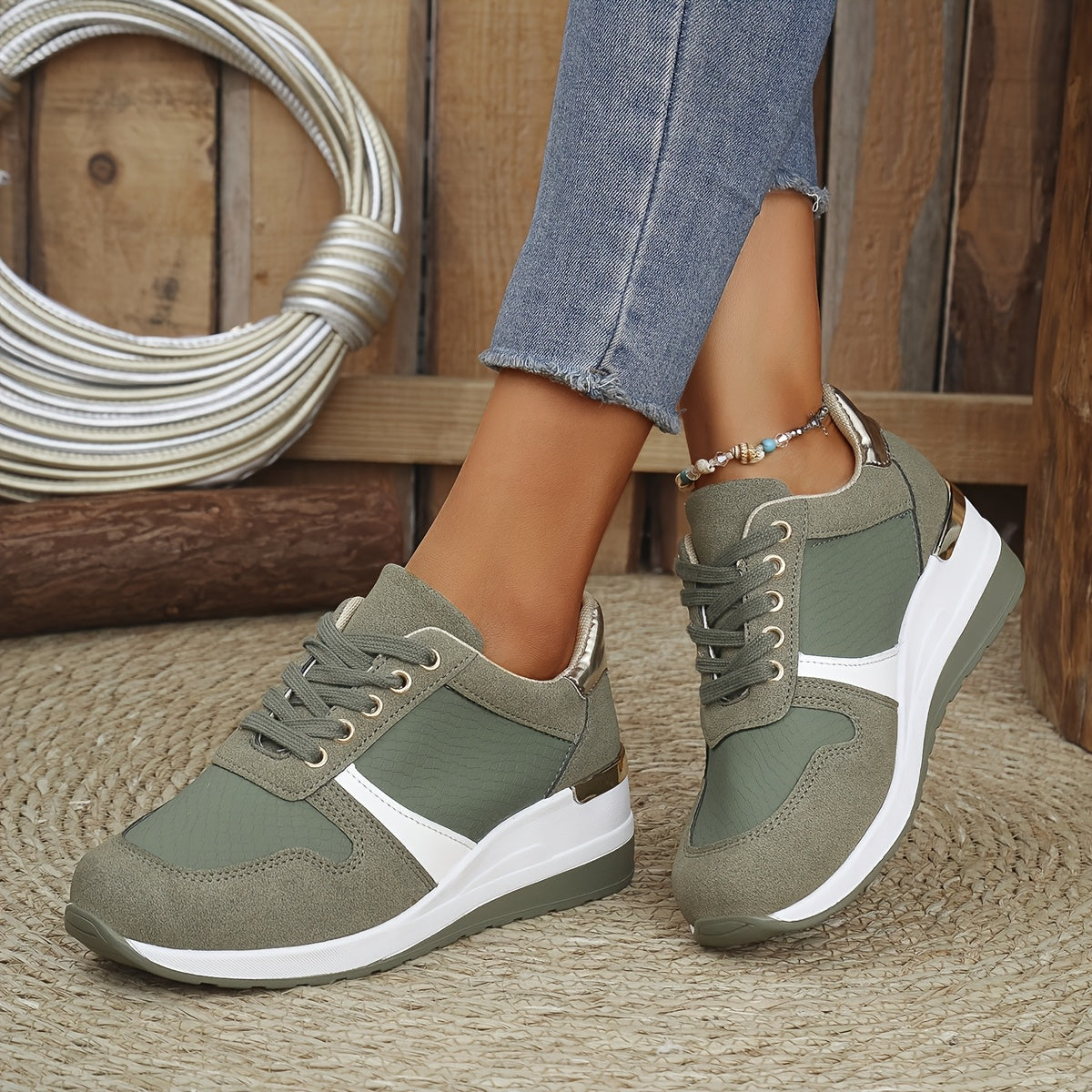 Chaussure Ellington à semelle talon compensé confort